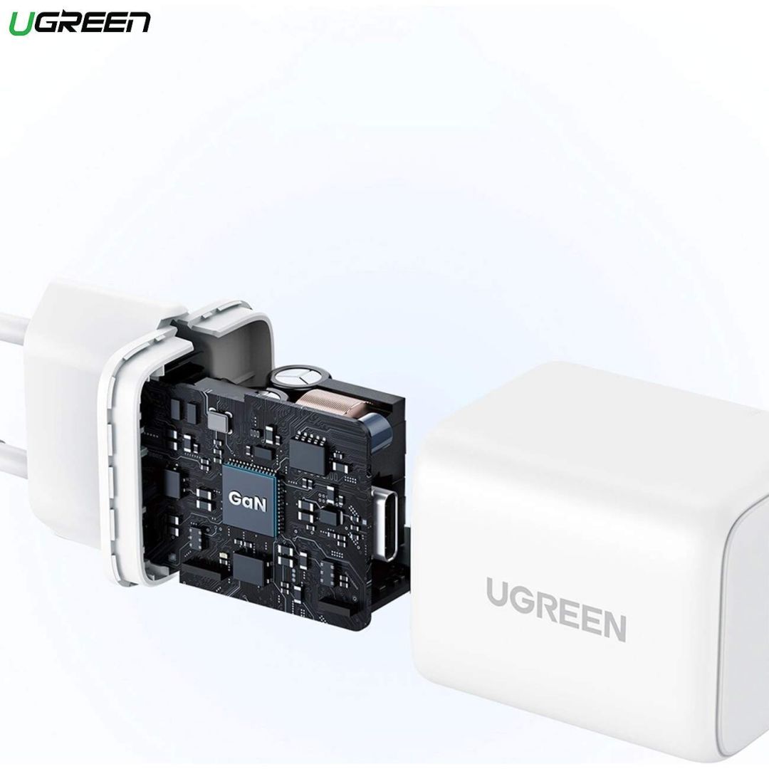 UGREEN X513 30W GAN 1x USB-C Mains Charger White UGREEN X513 30W GAN 1x USB-C Mains Charger White
