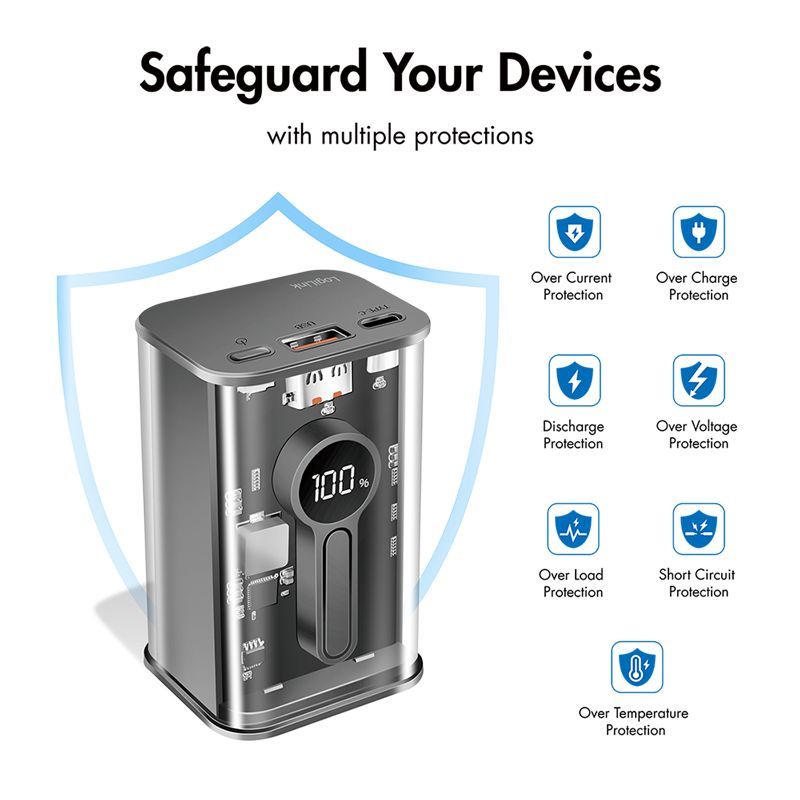 Logilink 10000 mAh PowerBank Grey Logilink 10000 mAh PowerBank Grey