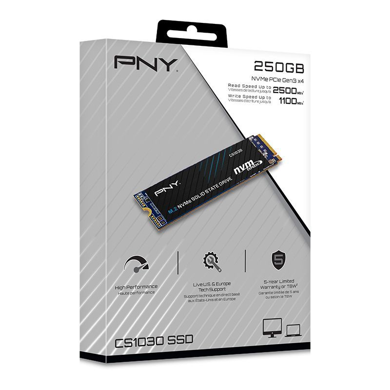PNY 250GB M.2 2280 NVMe CS1030 PNY 250GB M.2 2280 NVMe CS1030