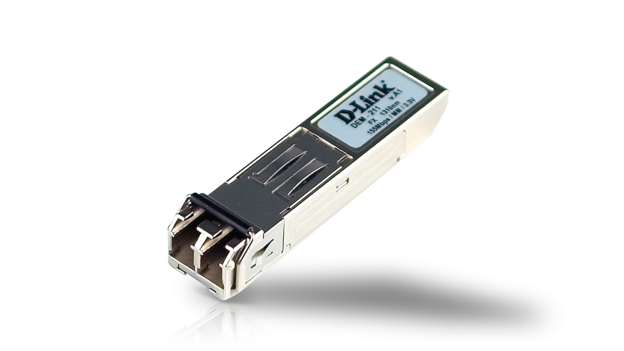 D-Link DEM-211 SFP 100Base-FX Multi-mode Fibre Transceiver D-Link DEM-211 SFP 100Base-FX Multi-mode Fibre Transceiver