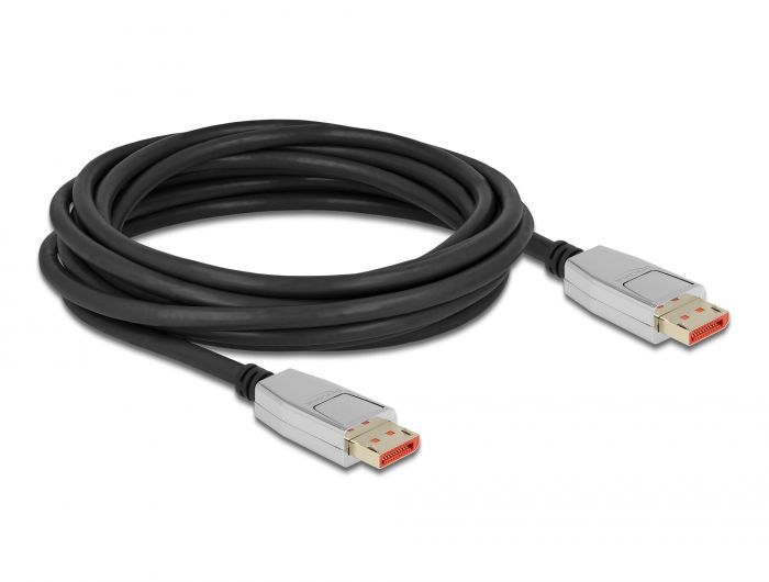 DeLock DisplayPort cable 8K 60 Hz 5m Black DeLock DisplayPort cable 8K 60 Hz 5m Black