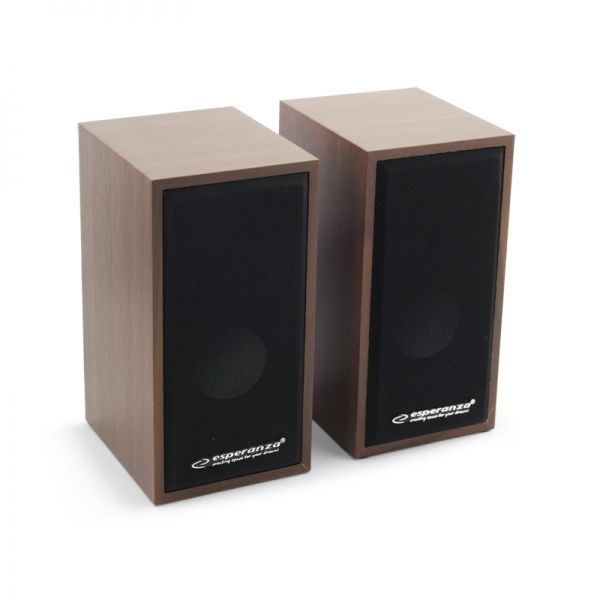Esperanza EP122 Folk Stereo speakers 2.0 Wood Esperanza EP122 Folk Stereo speakers 2.0 Wood