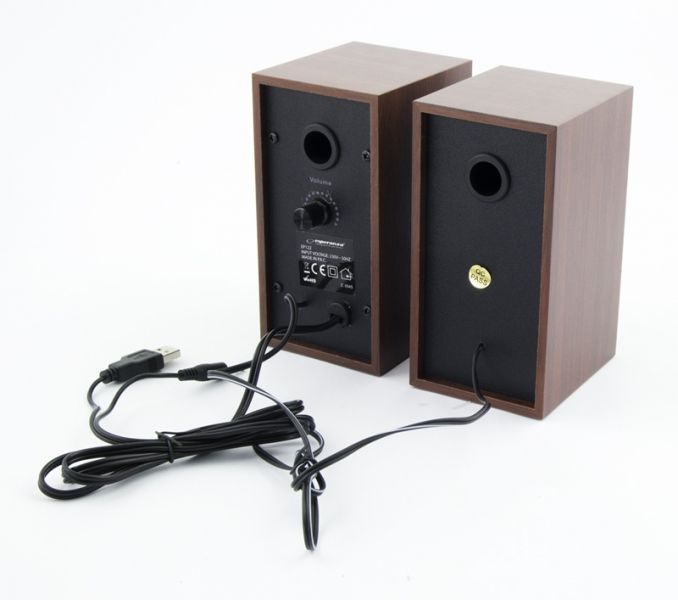 Esperanza EP122 Folk Stereo speakers 2.0 Wood Esperanza EP122 Folk Stereo speakers 2.0 Wood