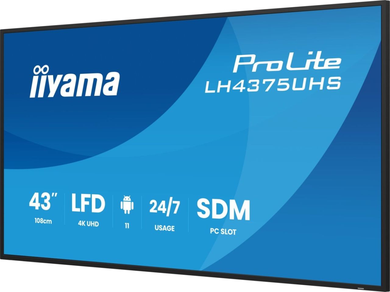 iiyama 42,5" LH4375UHS-B2AG IPS LED iiyama 42,5" LH4375UHS-B2AG IPS LED