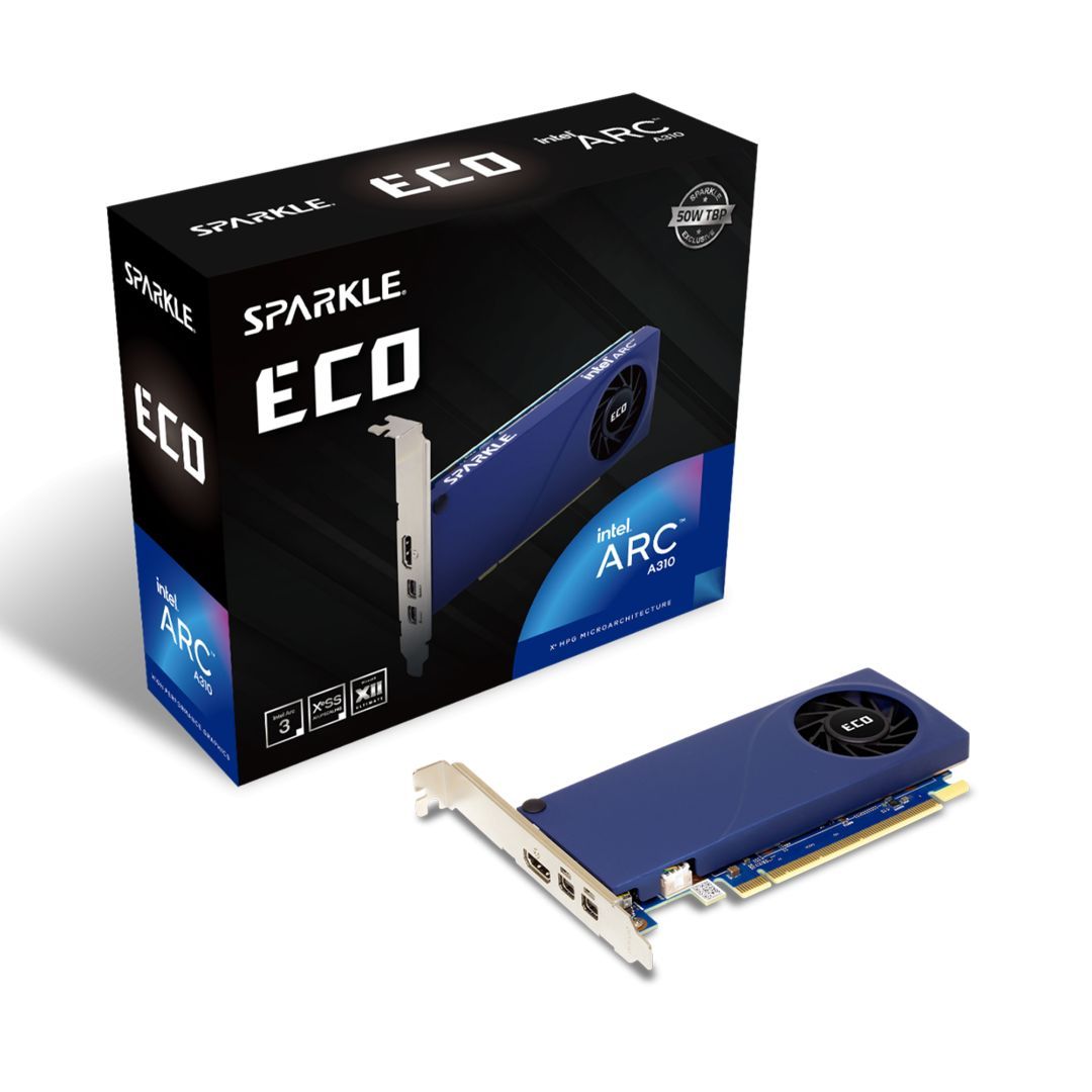 Sparkle Intel Arc A310 ECO 4GB DDR6 Sparkle Intel Arc A310 ECO 4GB DDR6