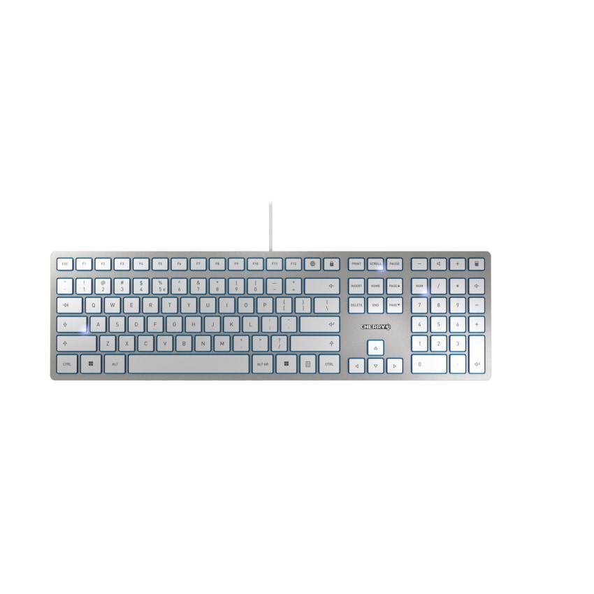 Cherry KC 6000 Slim billentyűzet Silver US Cherry KC 6000 Slim billentyűzet Silver US