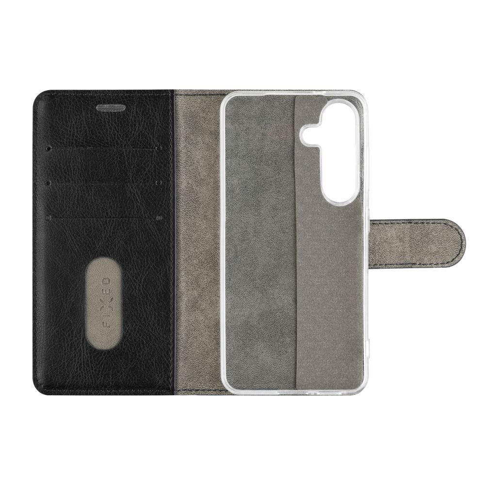 FIXED Opus oldalranyíló telefontok Samsung Galaxy S25 telefonhoz, fekete