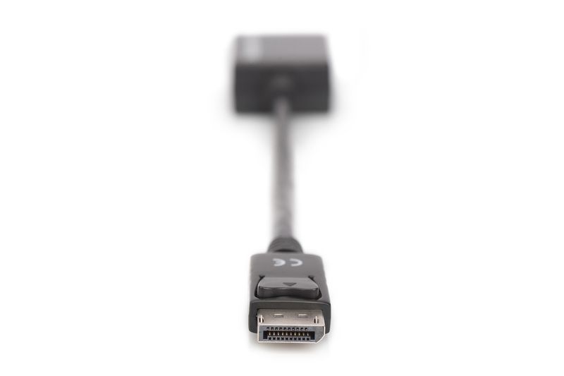 Assmann DisplayPort - VGA Adapter/Converter cable 0,15m Black Assmann DisplayPort - VGA Adapter/Converter cable 0,15m Black