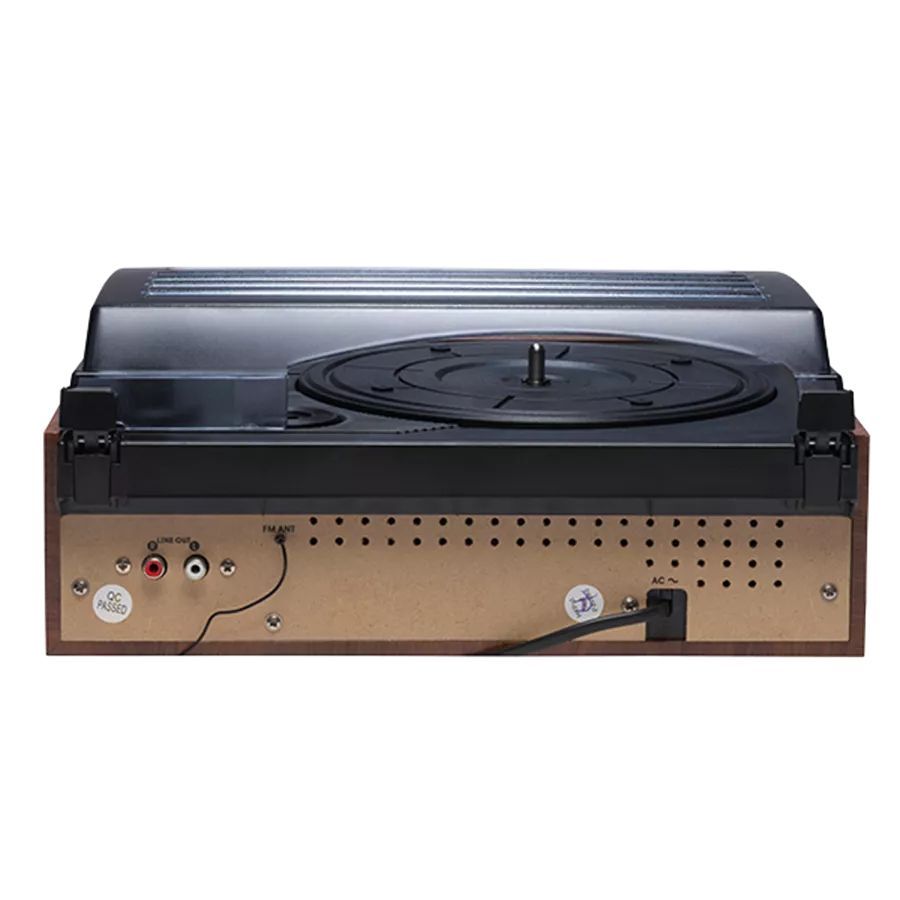 Denver VPR-190MK2 Retro turntable with radio & built-in speakers