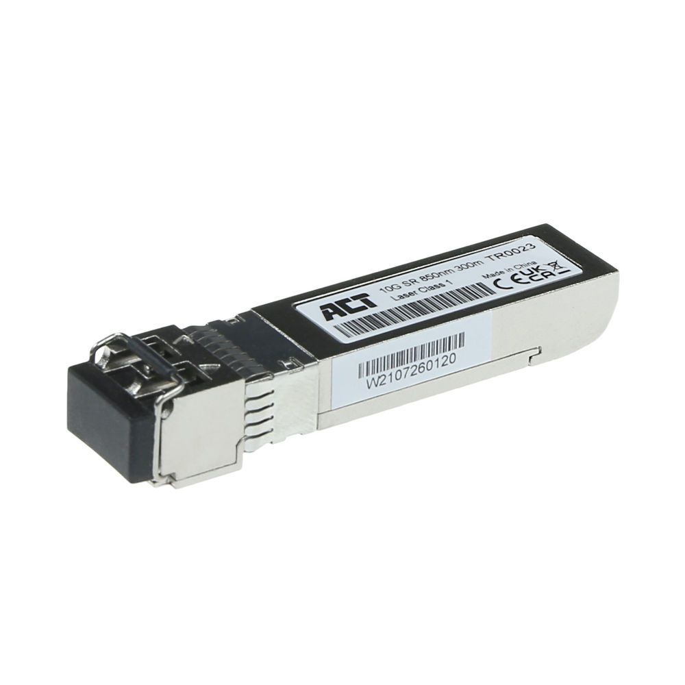 ACT SFP+ SR transceiver coded for HP / HPE / Aruba / Procurve / H3C (J9150A/J9150B/J9150C/J9150D) ACT SFP+ SR transceiver coded for HP / HPE / Aruba / Procurve / H3C (J9150A/J9150B/J9150C/J9150D)