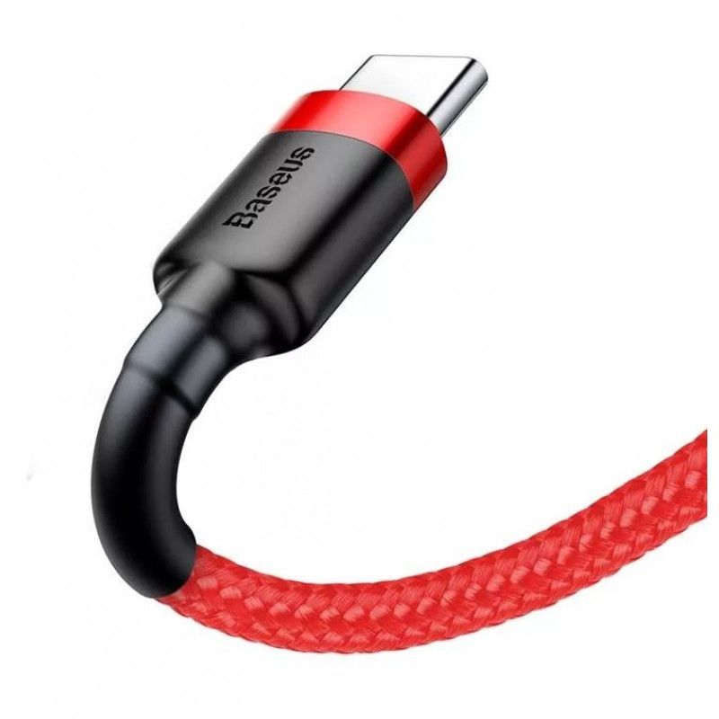 Baseus Cafule 3A USB-USB-C Cable 1m Red Baseus Cafule 3A USB-USB-C Cable 1m Red