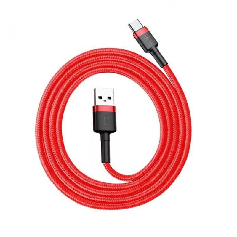 Baseus Cafule 3A USB-USB-C Cable 1m Red Baseus Cafule 3A USB-USB-C Cable 1m Red