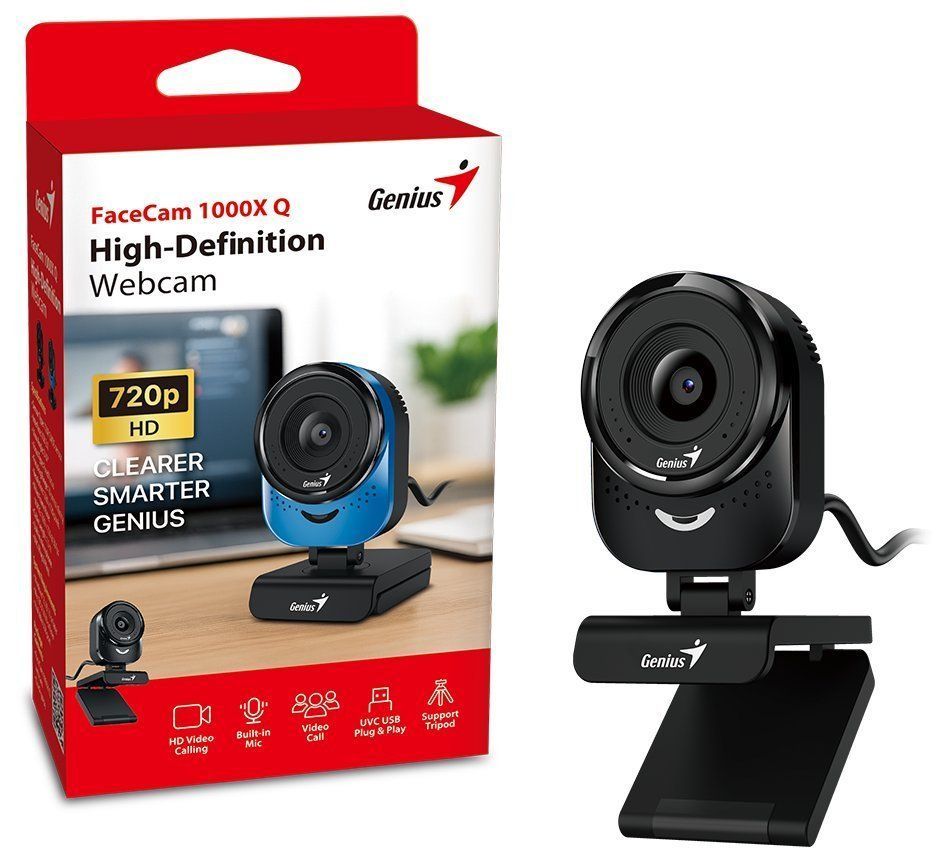 Genius FaceCam 1000X Q Webkamera Black Genius FaceCam 1000X Q Webkamera Black