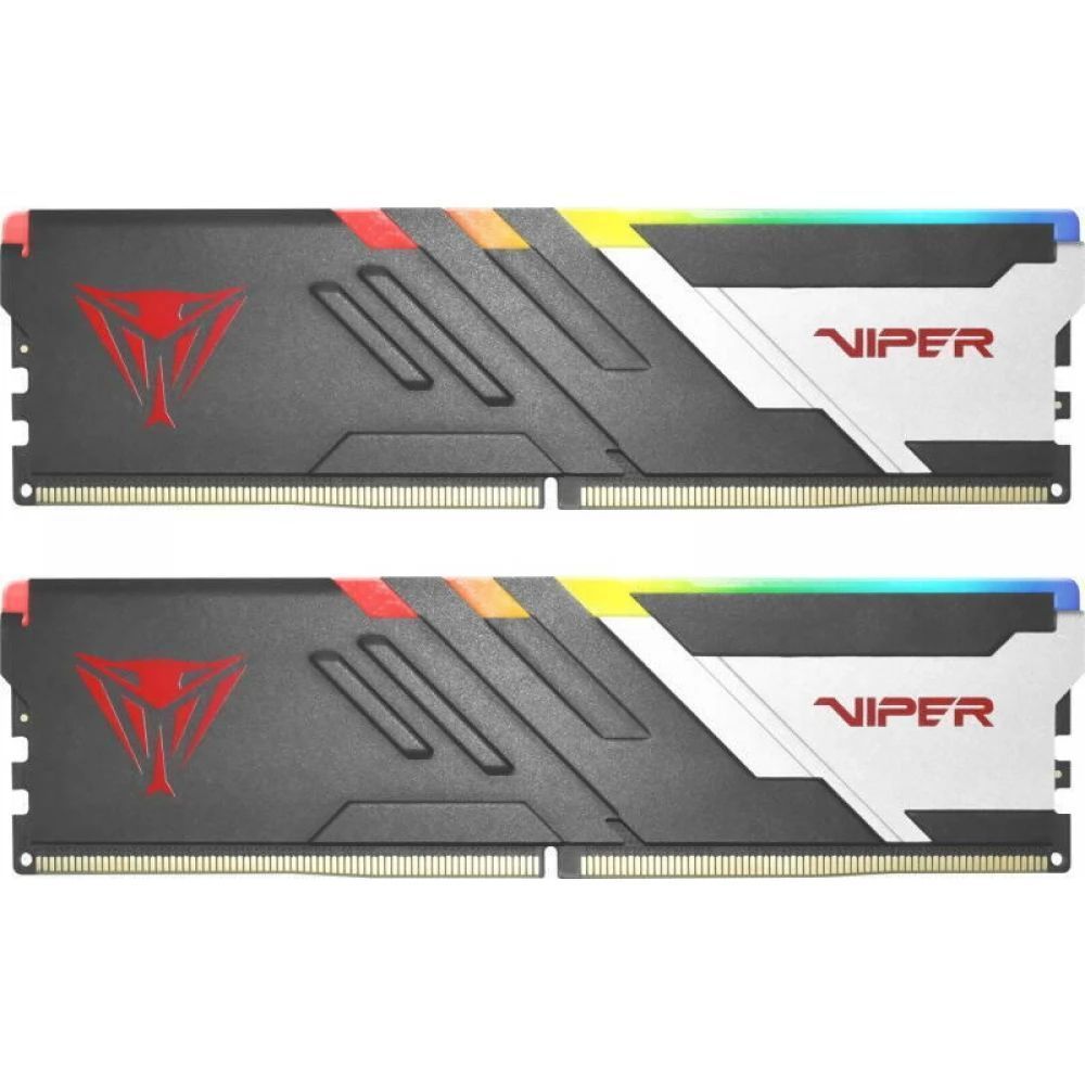 Patriot 32GB DDR5 6400MHz Kit(2x16GB) Viper RGB Black/White Patriot 32GB DDR5 6400MHz Kit(2x16GB) Viper RGB Black/White
