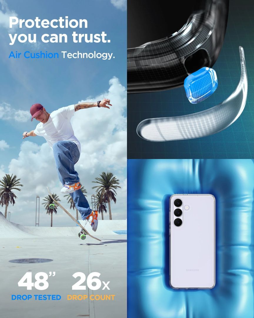 Spigen Ultra Hybrid for Samsung Galaxy S25 FE Crystal Clear