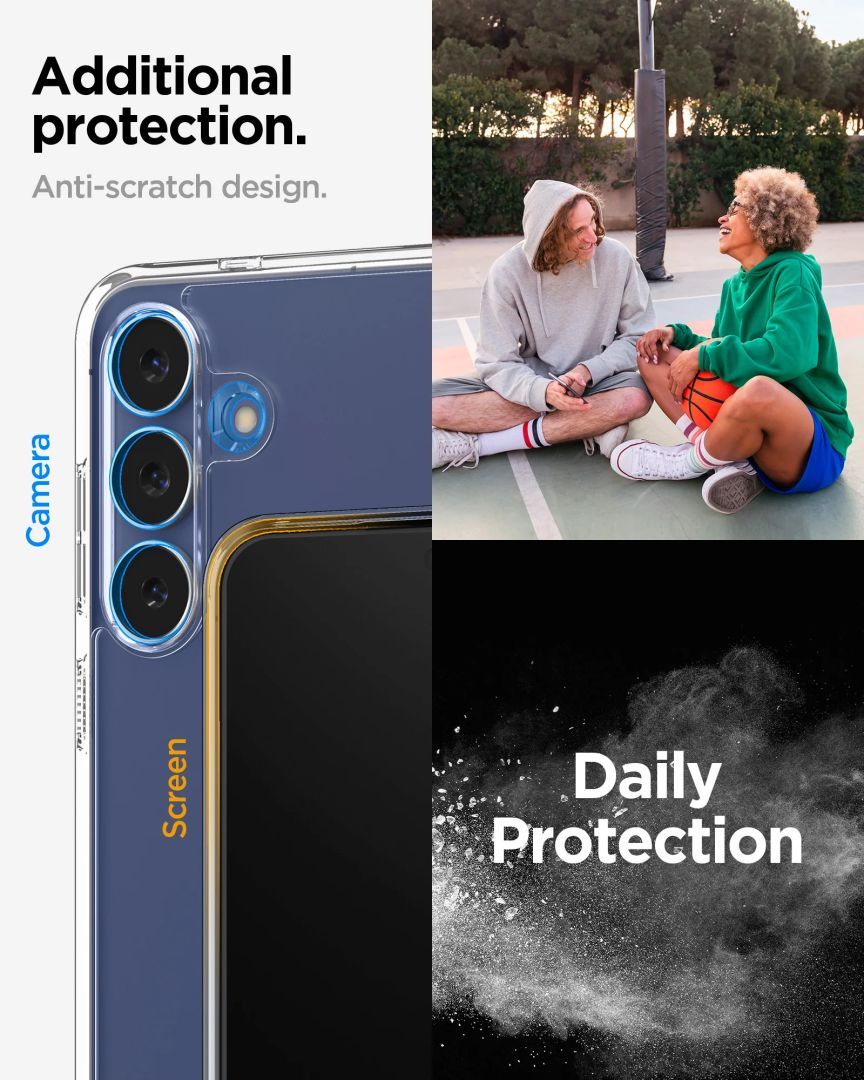 Spigen Ultra Hybrid for Samsung Galaxy S25 FE Crystal Clear