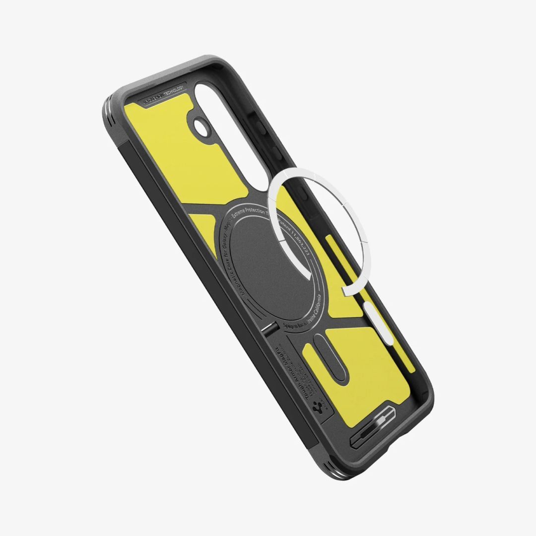 Spigen Tough Armor MagSafe case for Samsung Galaxy S25 FE Black