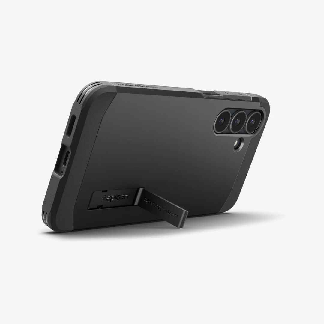Spigen Tough Armor MagSafe case for Samsung Galaxy S25 FE Black