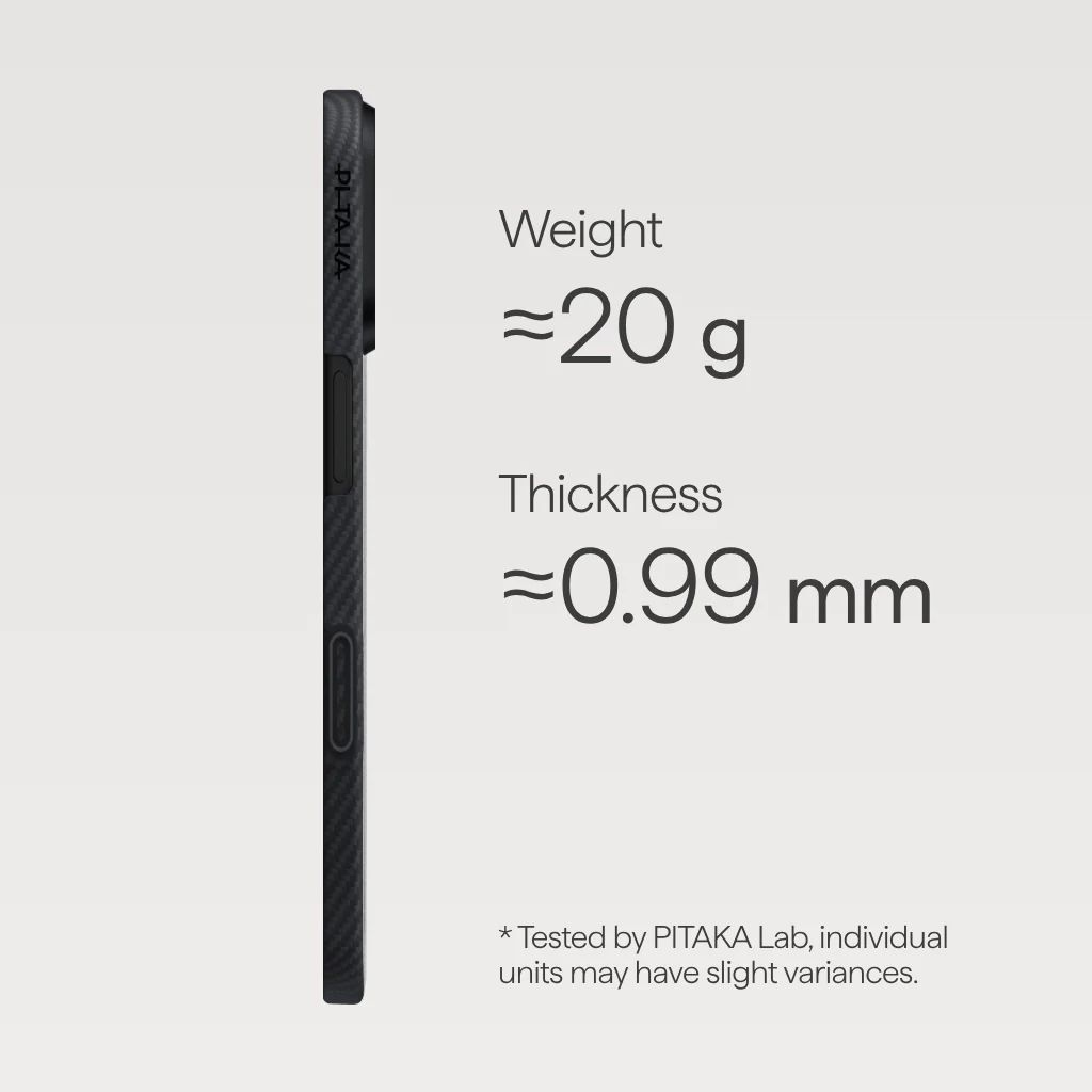 Pitaka Ultra-Slim Case for iPhone 17 Black/Grey Pitaka Ultra-Slim Case for iPhone 17 Black/Grey