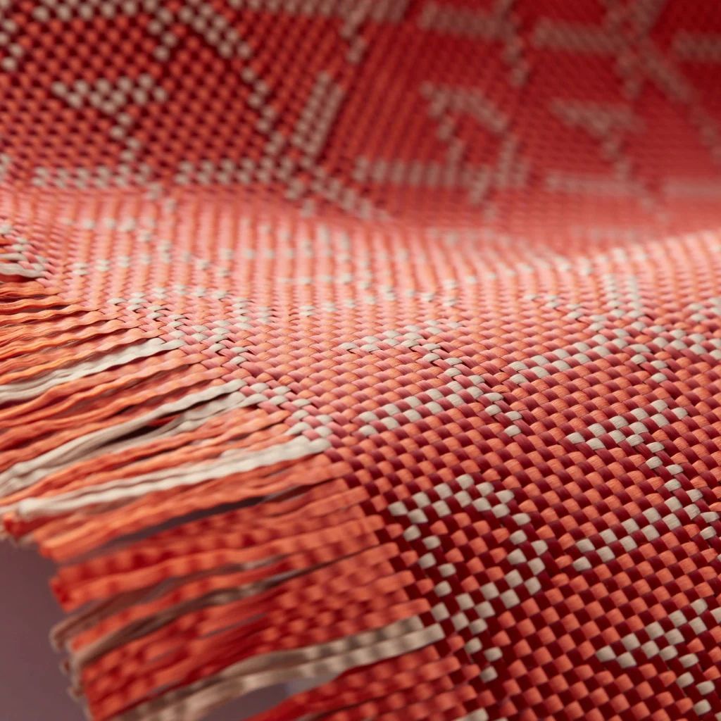 Pitaka Tactile Woven Case PTK iPhone 16 Pro Red/Gold