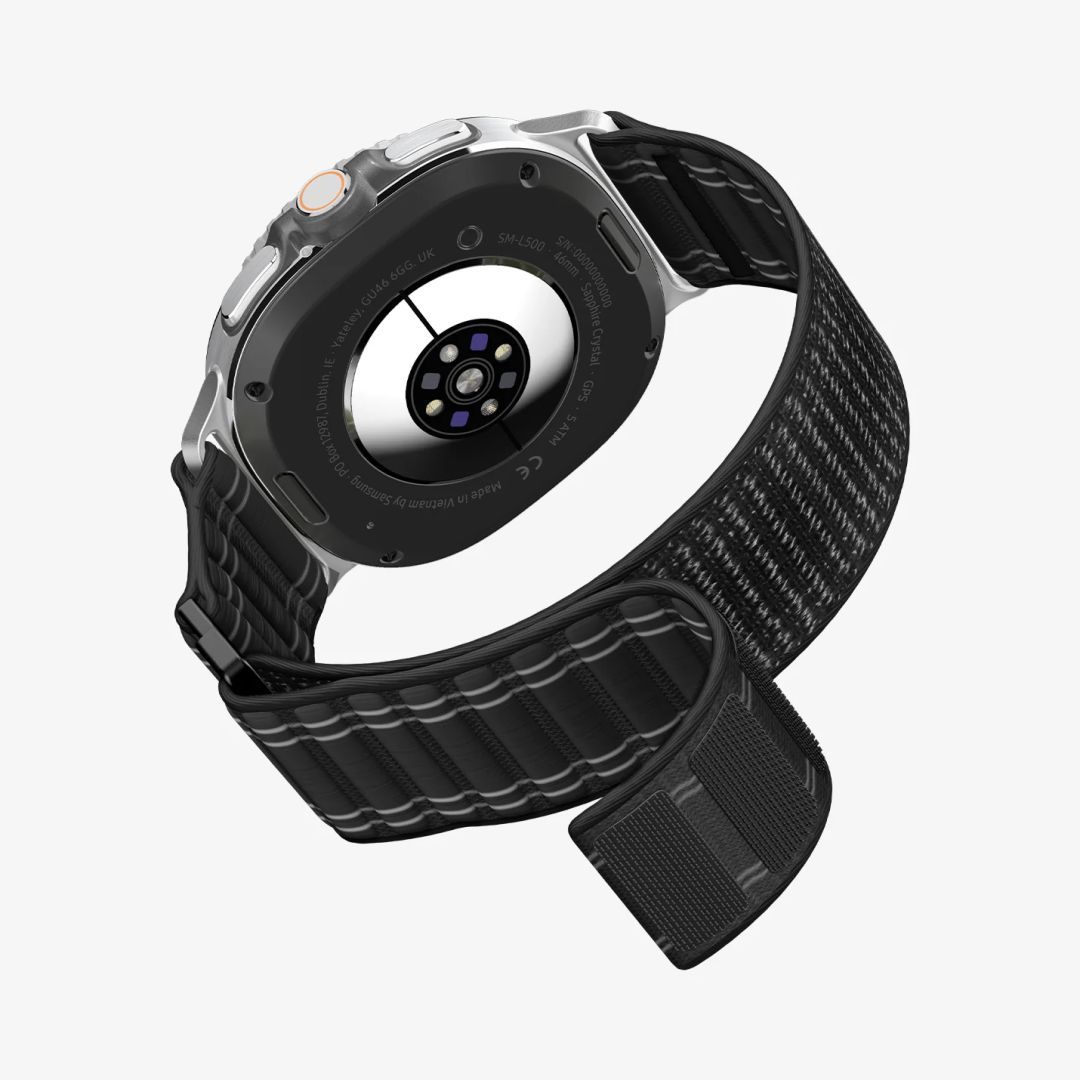 Spigen Fabric Band for Samsung Galaxy Watch 8 46mm/44mm/40mm Black Spigen Fabric Band for Samsung Galaxy Watch 8 46mm/44mm/40mm Black