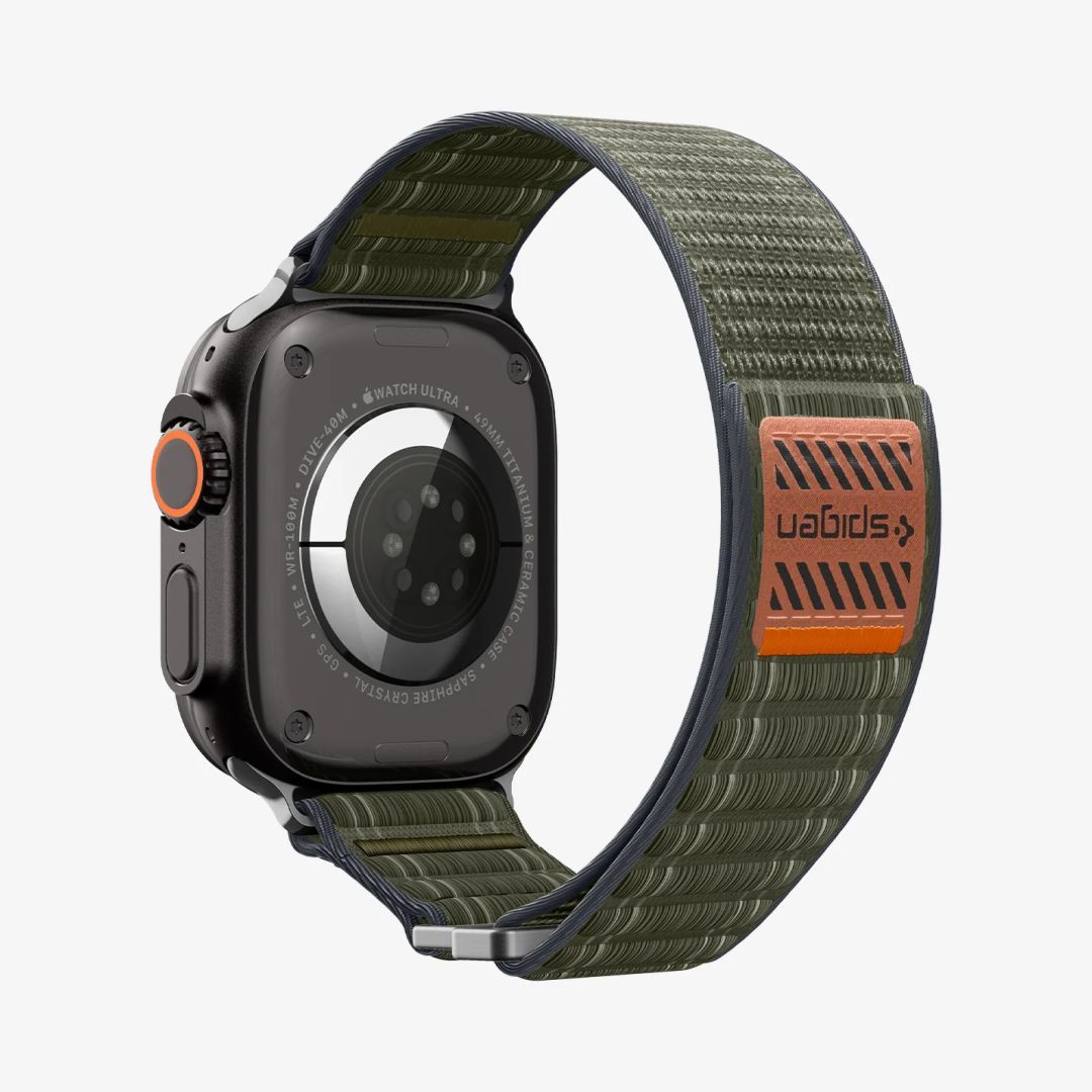 Spigen Fabric Band for Apple Watch 49mm/46mm/45mm/44mm Green