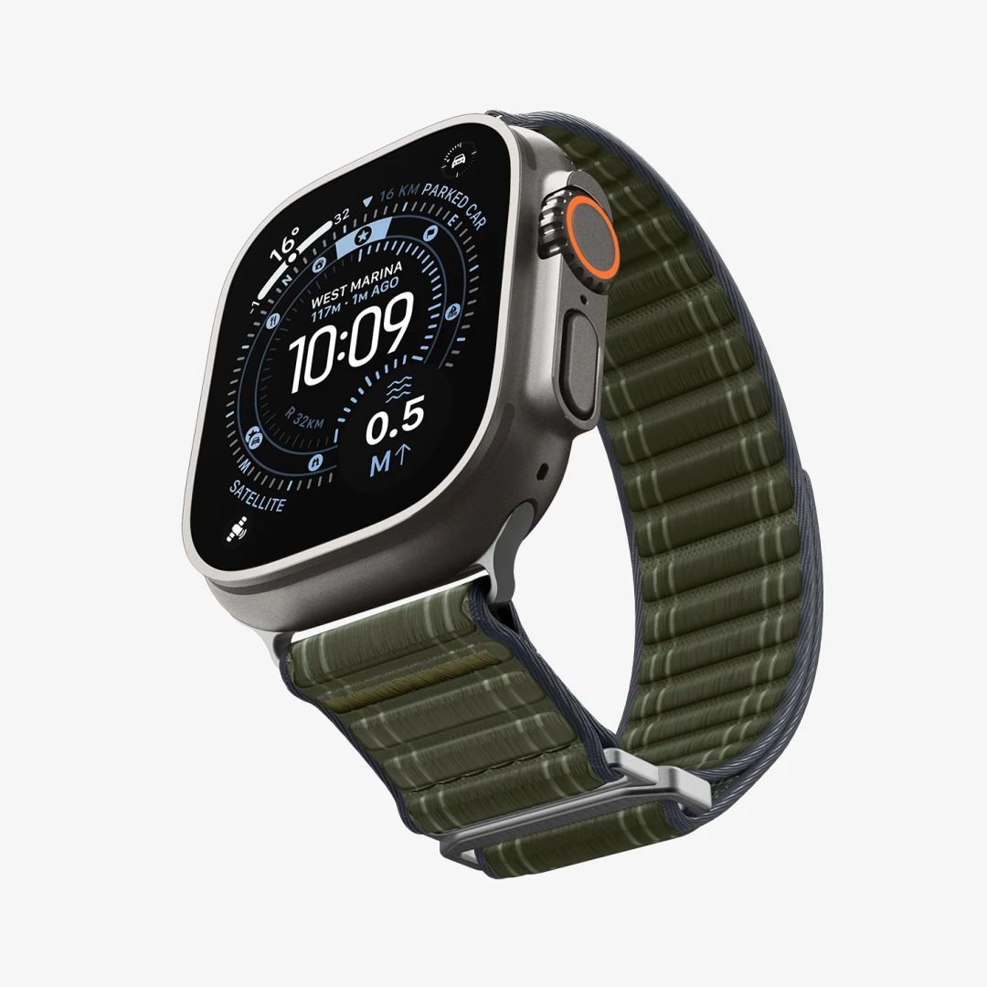 Spigen Fabric Band for Apple Watch 49mm/46mm/45mm/44mm Green