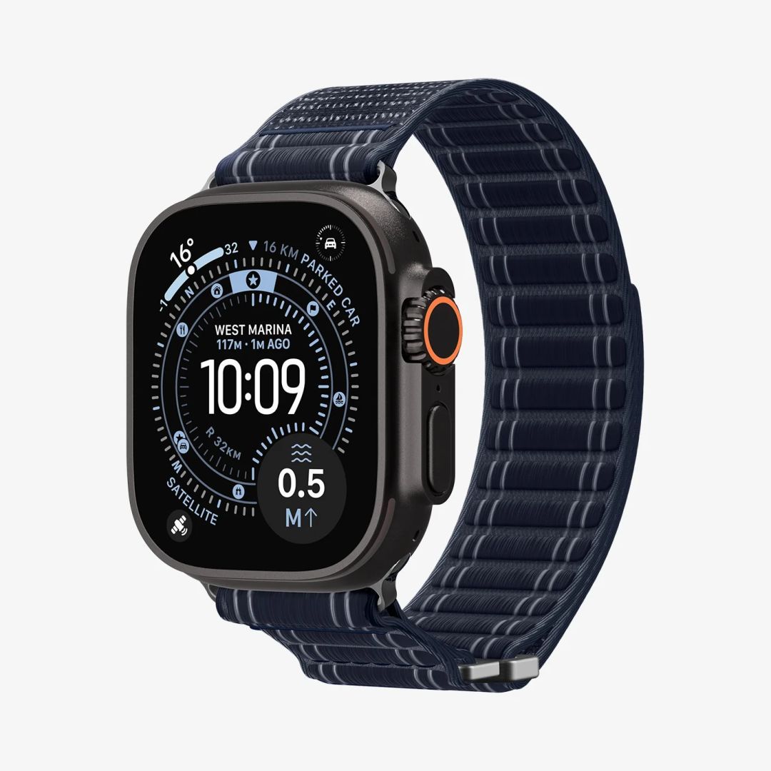 Spigen Fabric Band for Apple Watch 49mm/46mm/45mm/44mm Navy Spigen Fabric Band for Apple Watch 49mm/46mm/45mm/44mm Navy