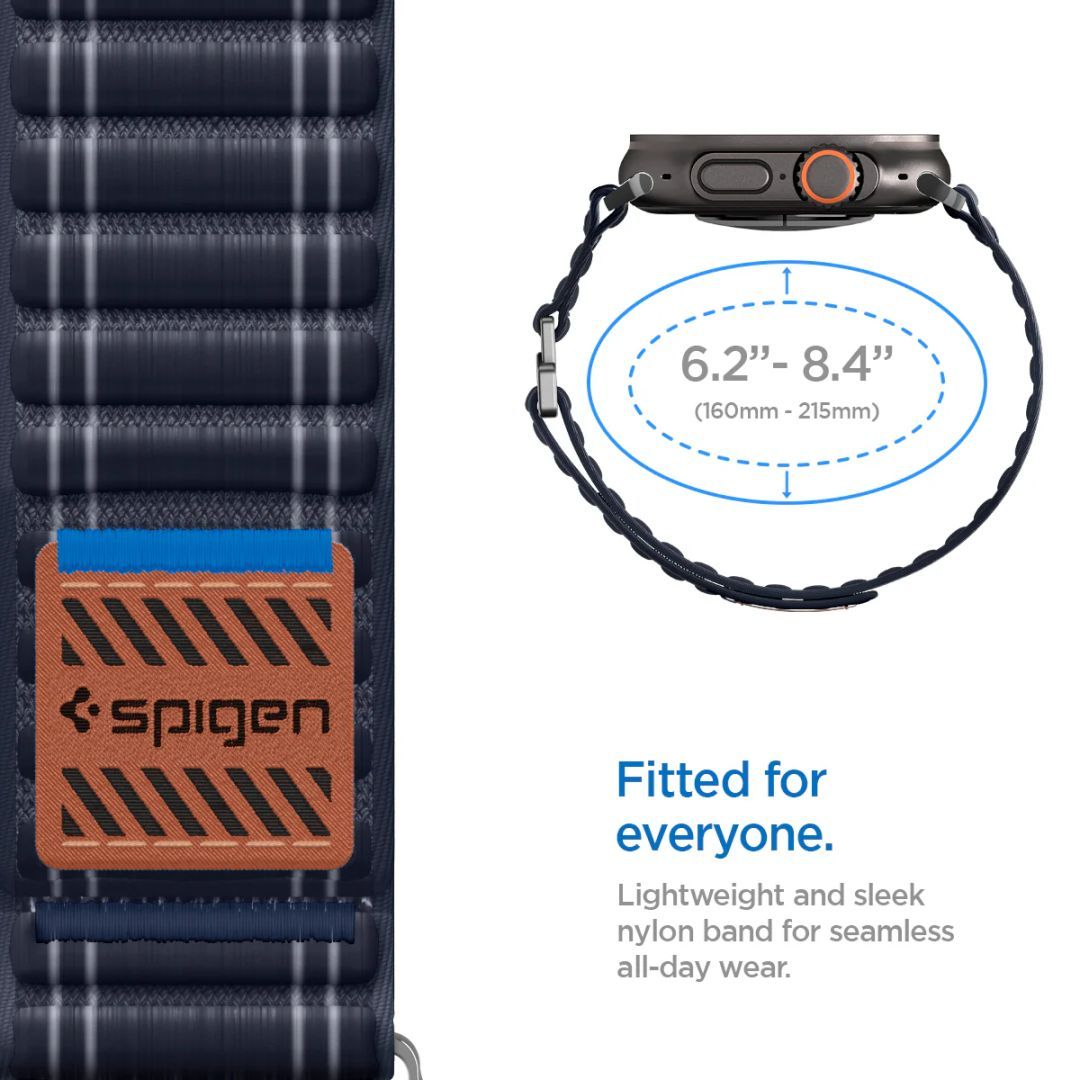 Spigen Fabric Band for Apple Watch 49mm/46mm/45mm/44mm Navy Spigen Fabric Band for Apple Watch 49mm/46mm/45mm/44mm Navy