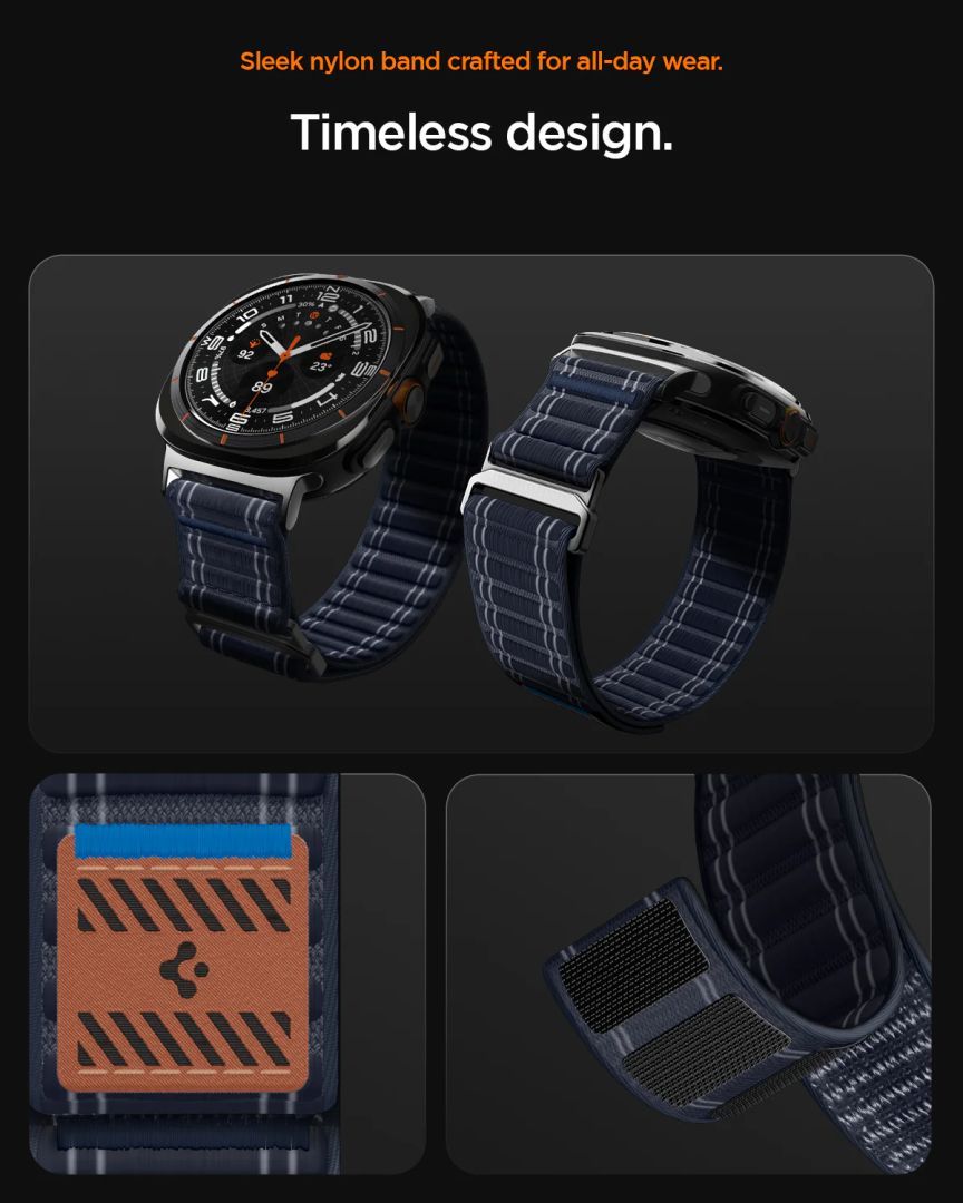 Spigen Fabric Band for Samsung Galaxy Watch Ultra 47mm Navy