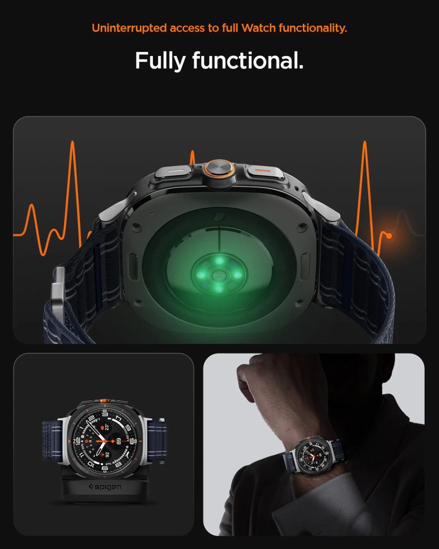 Spigen Fabric Band for Samsung Galaxy Watch Ultra 47mm Navy