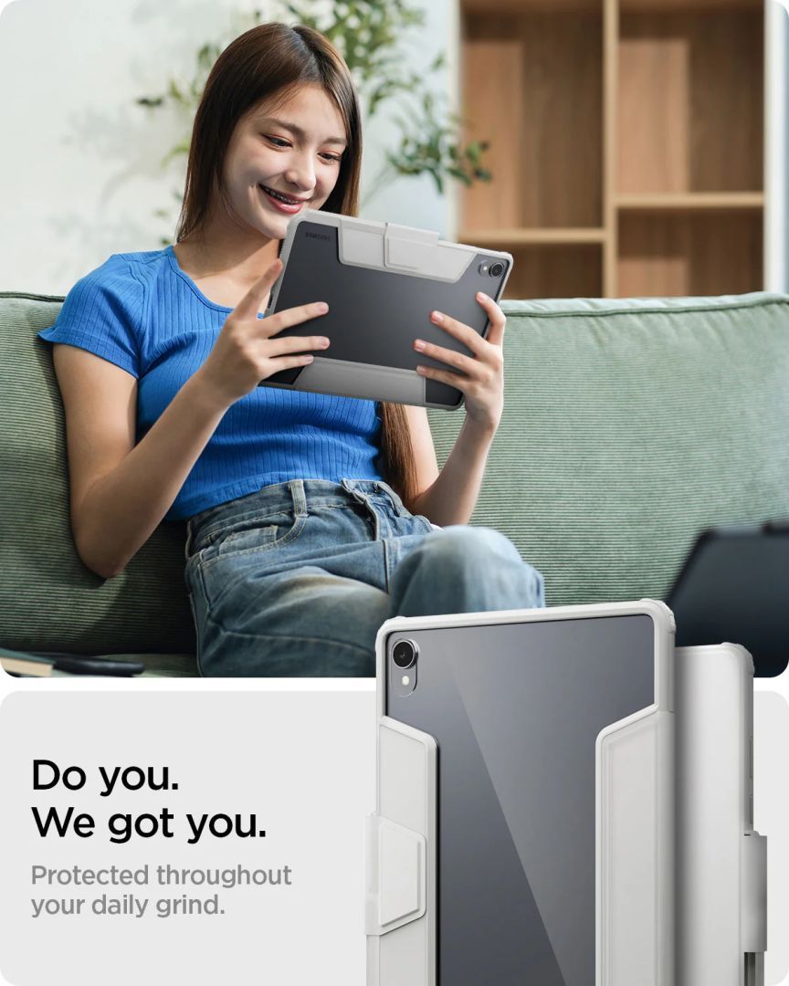 Spigen Ultra Hybrid Pro for Samsung Galaxy Tab S11 Ultra Gray