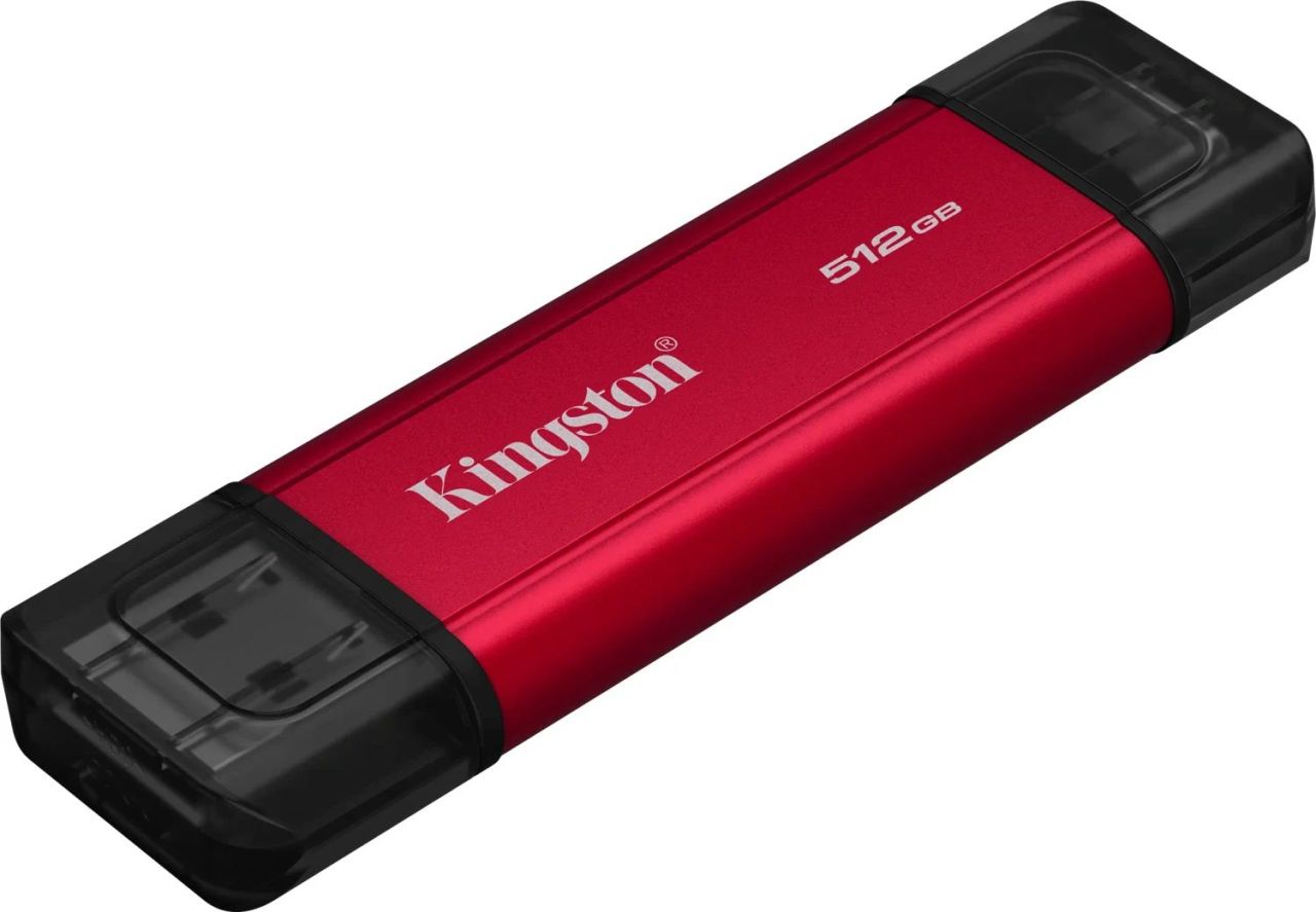 Kingston 512GB USB3.2 Dual Portable SSD Red Kingston 512GB USB3.2 Dual Portable SSD Red