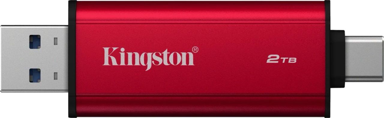Kingston 2TB USB3.2 Dual Portable SSD Red Kingston 2TB USB3.2 Dual Portable SSD Red
