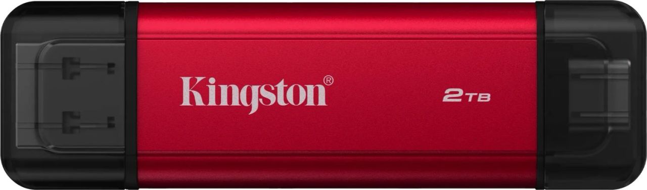Kingston 2TB USB3.2 Dual Portable SSD Red Kingston 2TB USB3.2 Dual Portable SSD Red