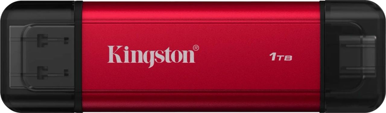 Kingston 1TB USB3.2 Dual Portable SSD Red Kingston 1TB USB3.2 Dual Portable SSD Red