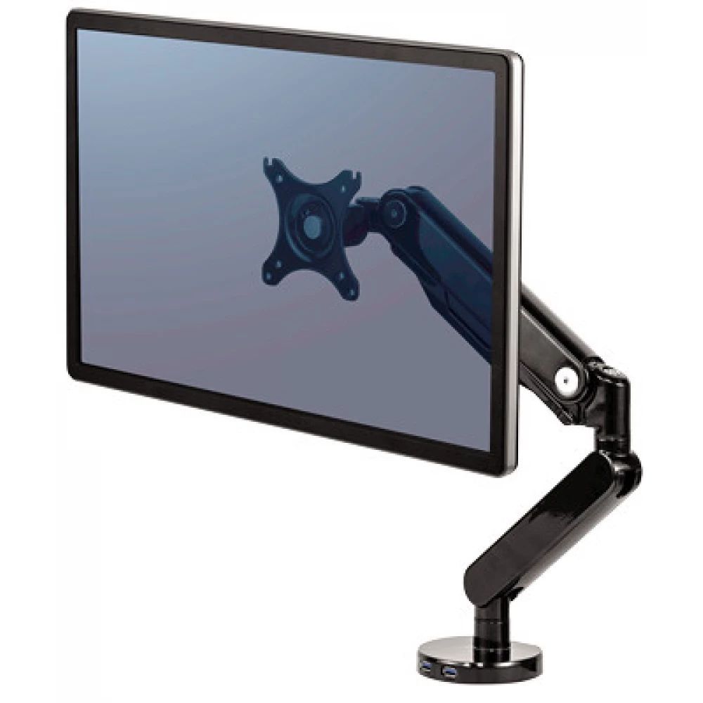 Fellowes Platinum Series Single Monitor Arm 30" Black Fellowes Platinum Series Single Monitor Arm 30" Black