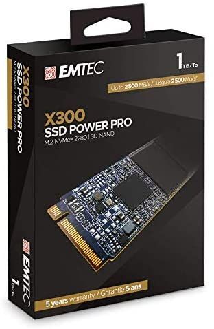 Emtec 1TB M.2 2280 NVMe X300 Power Pro Emtec 1TB M.2 2280 NVMe X300 Power Pro