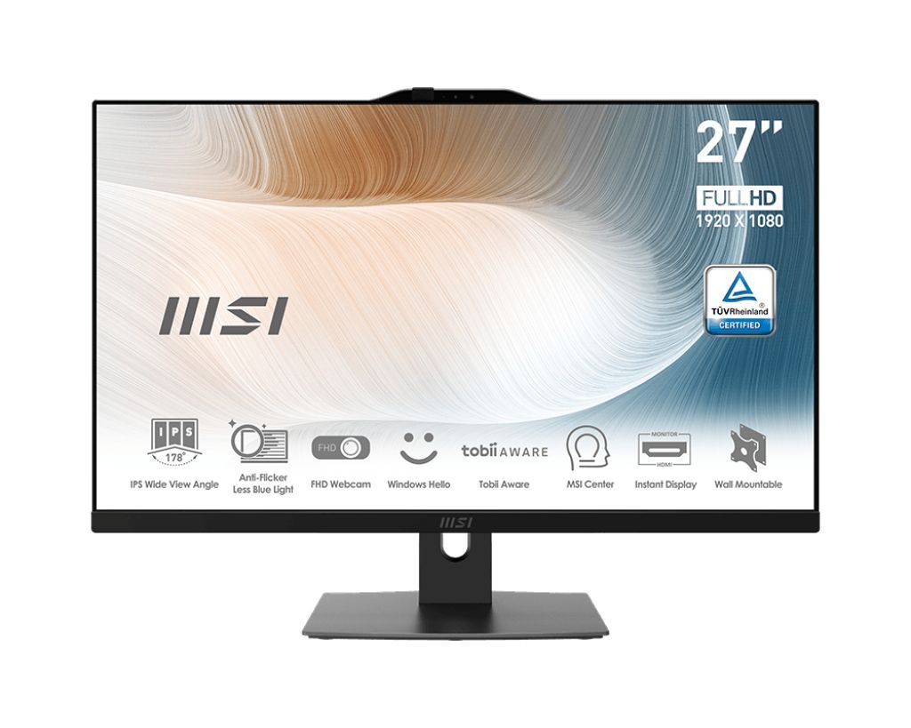 Msi Modern AM272P 12M AiO Black Msi Modern AM272P 12M AiO Black