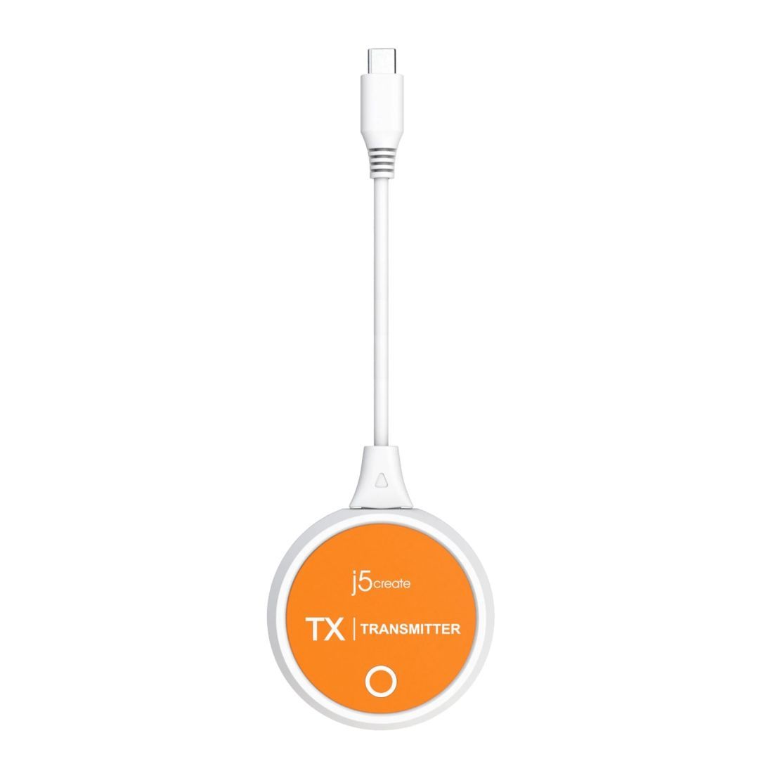 j5create JVAW62 Wireless HDMI Extender White/Orange