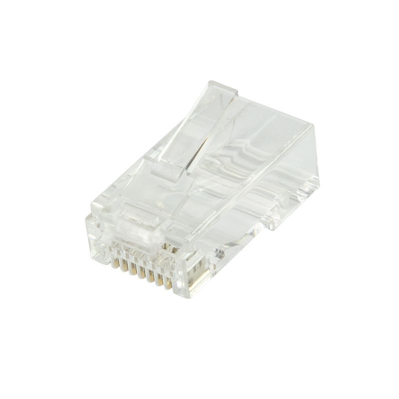 Logilink RJ45 modular plug Cat.6A UTP with boot and guide plate 100db
