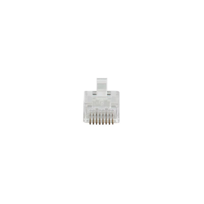 Logilink RJ45 modular plug Cat.6A UTP with boot and guide plate 100db