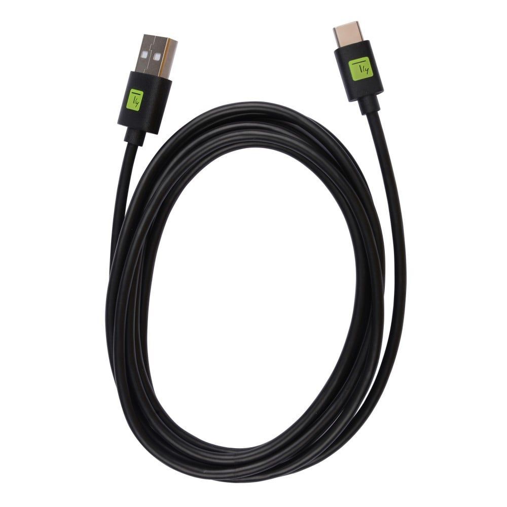 TECHLY USB 3.1 A Male / USB-C Male Cable 2m Black TECHLY USB 3.1 A Male / USB-C Male Cable 2m Black