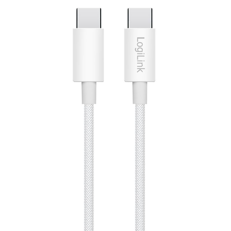 Logilink USB-C to USB-C male/male cable 0,5m White