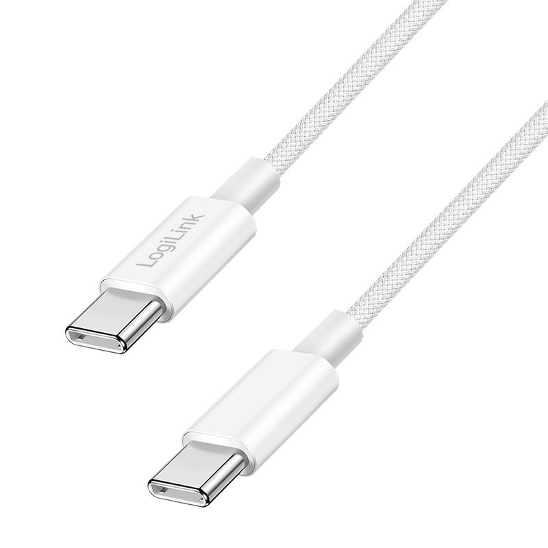 Logilink USB-C to USB-C male/male cable 0,5m White