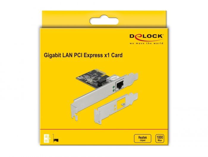 DeLock PCIE Hálózati Kártya DeLock PCIE Hálózati Kártya