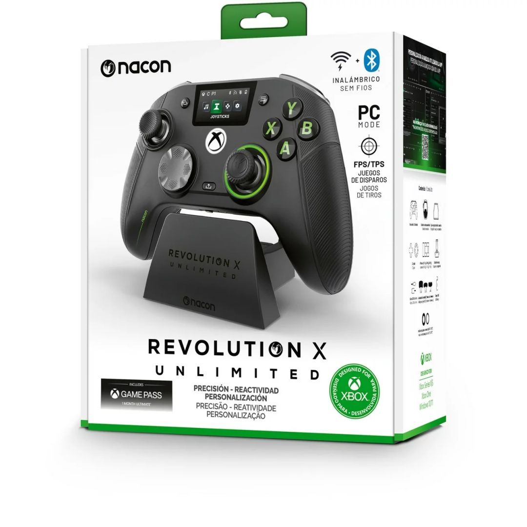 Nacon Revolution X Unlimited Wireless Bluetooth Gamepad Black
