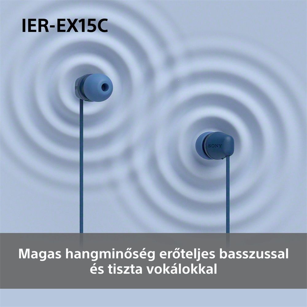 Sony IER-EX15C Headset Blue Sony IER-EX15C Headset Blue