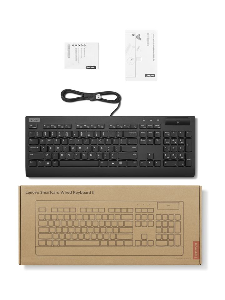 Lenovo Smartcard Wired Keyboard II Black HU Lenovo Smartcard Wired Keyboard II Black HU