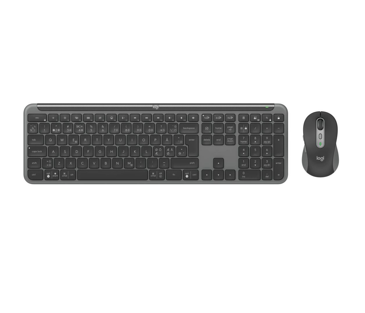 Logitech MK950 Signature Slim Wireless Bluetooth Keyboard Combo for Business Graphite US Logitech MK950 Signature Slim Wireless Bluetooth Keyboard Combo for Business Graphite US